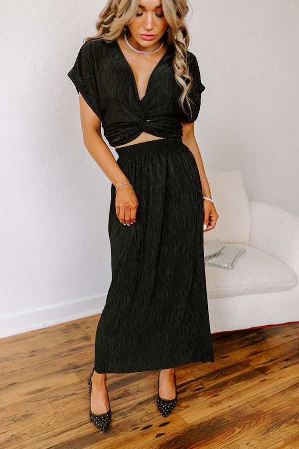 Social And Chic Pleated Skirt Image - 1