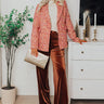 All The Hits High Waist Velvet Pants In Brown Image - 1