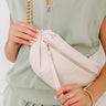 Modern Muse Faux Leather Fanny Pack In Cream Image - 1