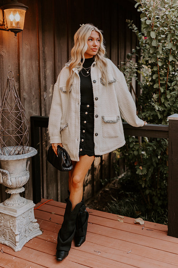 Comfy Glam Tweed Jacket Image - 1