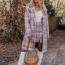Falling For You Plaid Coat Image - 1