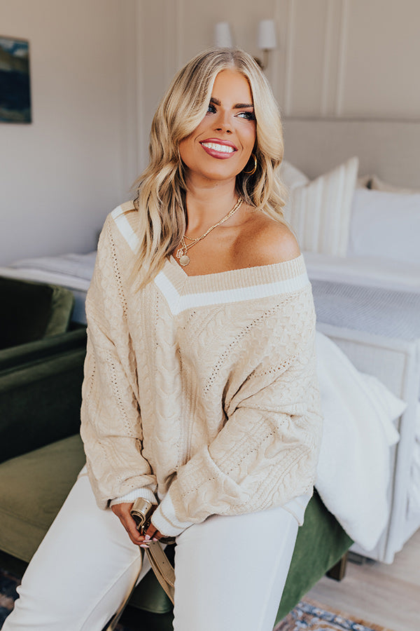 Maplewood Mornings Knit Sweater Curves Image - 1