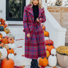 Paris Dreamer Plaid Coat Image - 1