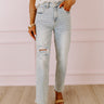 Risen The Bolt High Waist Jean in Light Wash Image - 1