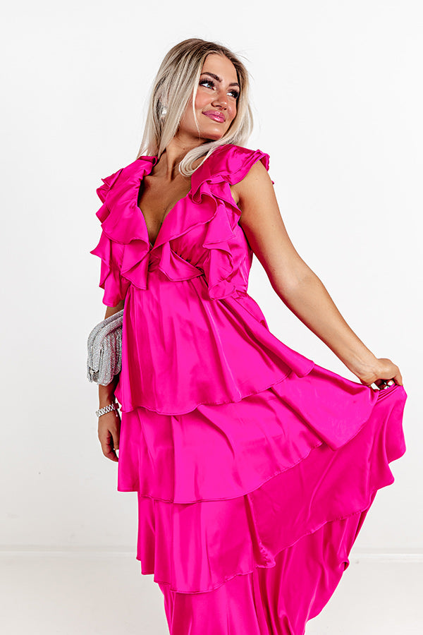 Culture Code Full Size My Muse Flare Sleeve Tiered Maxi Dress main image 0