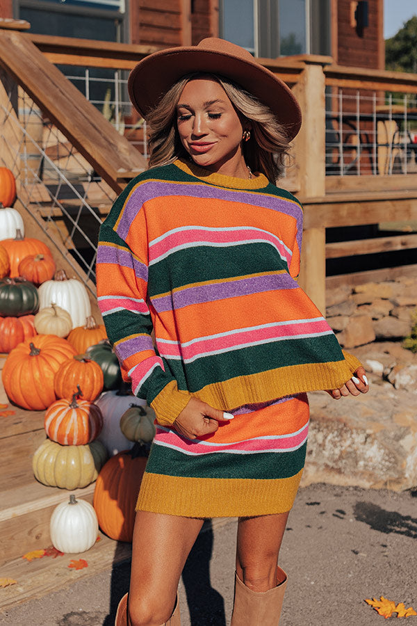 Beautiful Routine Stripe Sweater Image - 2