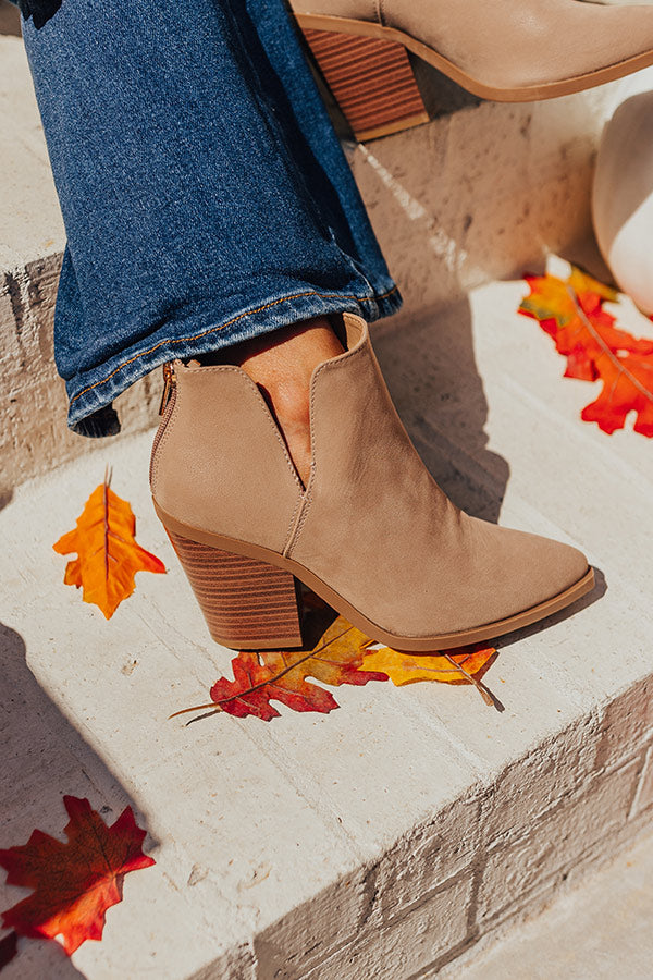 The Destiny Bootie In Taupe