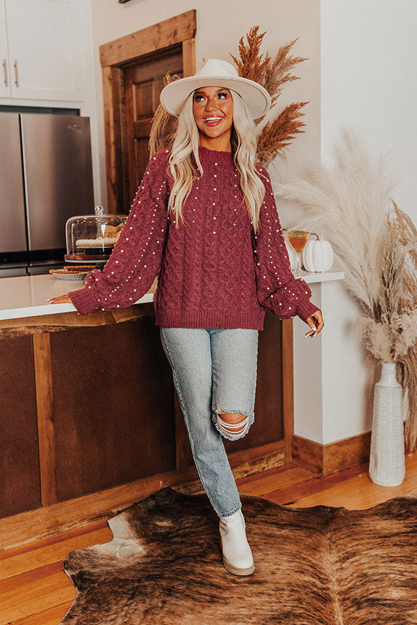 Sending Love To You Embellished Sweater Image - 5