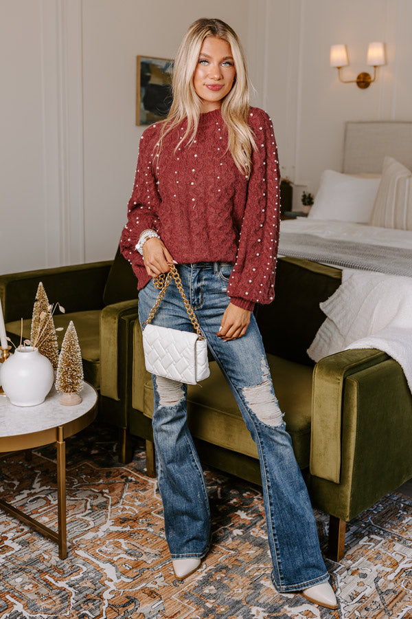 Sending Love To You Embellished Sweater Image - 4