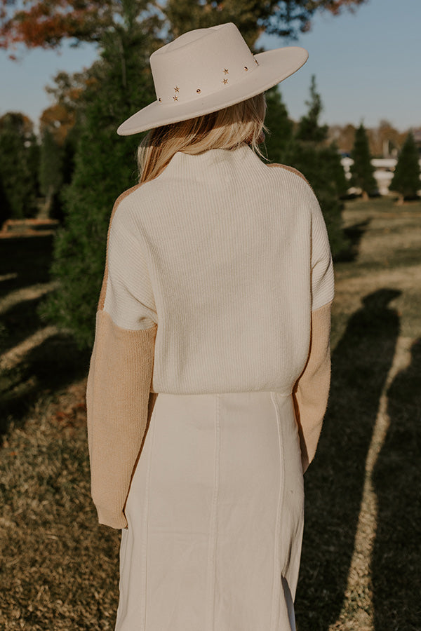 Nantucket Chill Knit Sweater in Iced Latte Image - 3