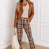 The Benton High Waist Plaid Pants Image - 1