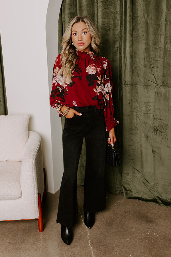 Creating Romance Floral Top Image - 1