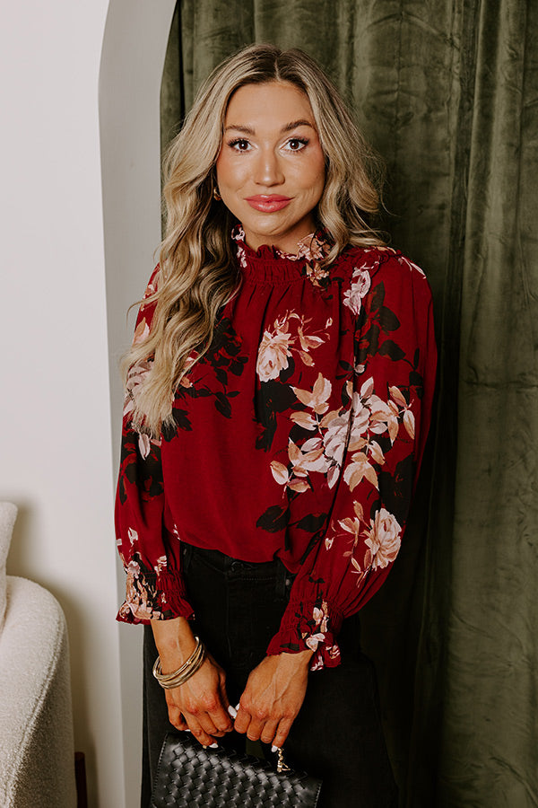 Creating Romance Floral Top Image - 3