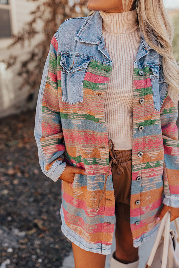 Woodsy Aroma Denim Tunic Image - 3