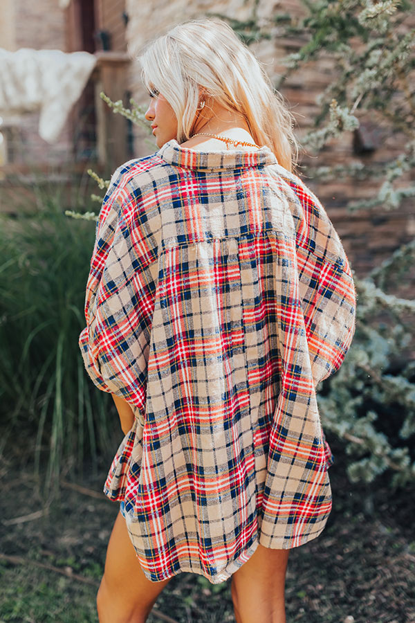 Make it Make Sense Plaid Button Up