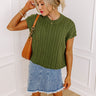 Meet Your Destiny Knit Top In Olive Image - 1