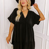 Cool Cruise Shift Dress in Black Curves Image - 1