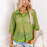 Adventure Seeker Crochet Top In Lime Image - 1