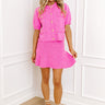 Heart in the Clouds Knit Skirt in Pink Image - 1