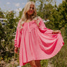 Manhattan Meeting Tunic Dress In Pink Curves Image - 1