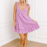 Adventure Seeker Smocked Mini Dress In Lavender Image - 1