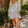 Manhattan Meeting Tunic Dress In Sky Blue Curves Image - 1