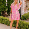 Summer Getaway Floral Mini Dress Image - 1