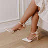 The Cherish Satin Heel Image - 1