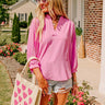 Casual Moment Shift Top in Pink Image - 1