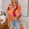 Date Night In Venice Shift Top in Orange Image - 1