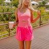 Pilates Please Romper in Pink Image - 1