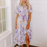 Graceful Moment Floral Midi in Lavender Image - 1