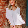 Casual Chic Shift Top in White Image - 1