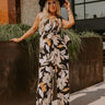 Sweetest Gesture Floral Jumpsuit in Black Curves Image - 1