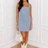 Endless Love Denim Embellished Mini Dress Image - 1