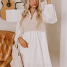 Boho Belle Two Piece Mini Dress in White Image - 1
