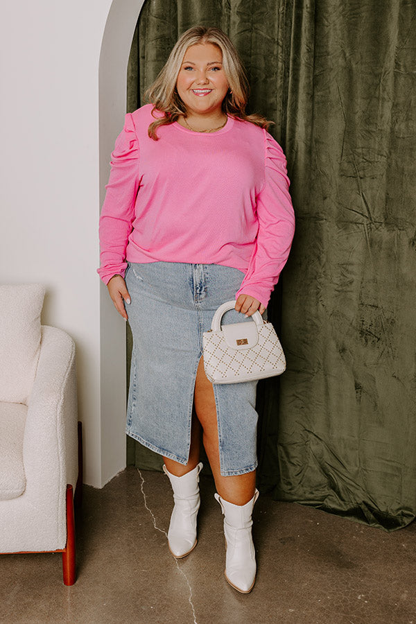 Sweet Moment Ribbed Top Curves Image - 1