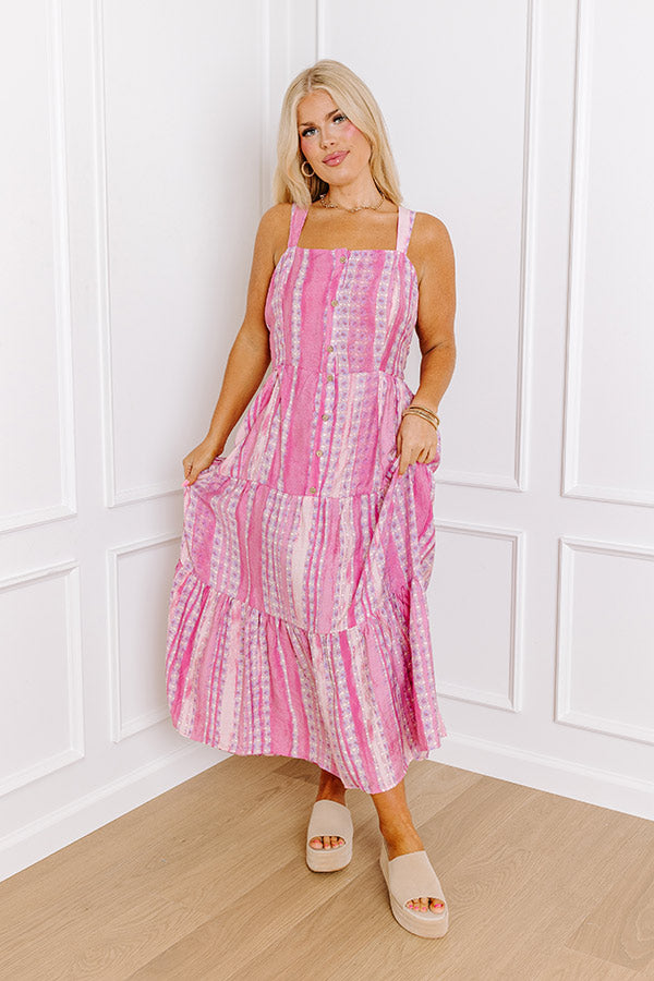 Sunny in Santa Barbara Midi in Blush Curves Image - 4