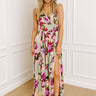 Sweetest Serendipity Floral Satin Maxi Dress Image - 1