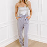 Flow And Chill High Waist Straight Leg Pants in Grey Image - 1