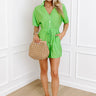Colorful Coastline Romper in Lime Image - 1