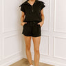 Casual Comfort High Waist Shorts in Black Image - 1