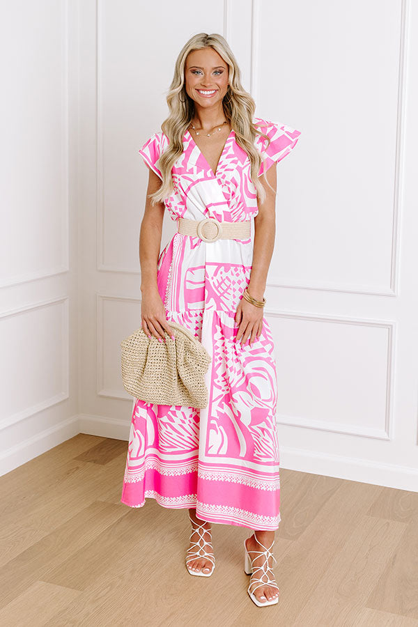 Barcelona Cruise Midi in Pink Image - 3