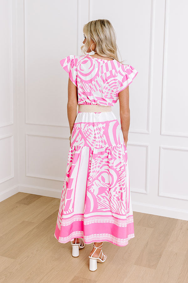 Barcelona Cruise Midi in Pink Image - 5