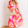 Sunshine and Sorbet Pleated Midi Image - 1