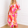Sunshine and Sorbet Pleated Midi Curves Image - 1