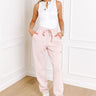Flow And Chill High Waist Straight Leg Pants in Pink Image - 1