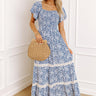 Kind Gesture Smocked Floral Maxi Dress Image - 1