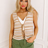 Laguna Brunch Front Tie Knit Top Image - 1