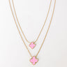 Final Touch Layered Necklace in Pink Image - 1